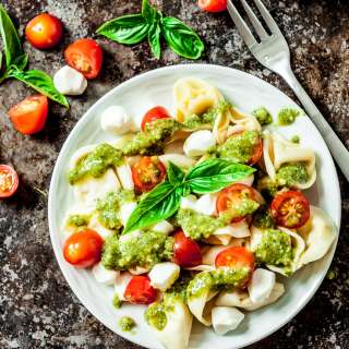 Tortellini Pesto Caprese Recipe