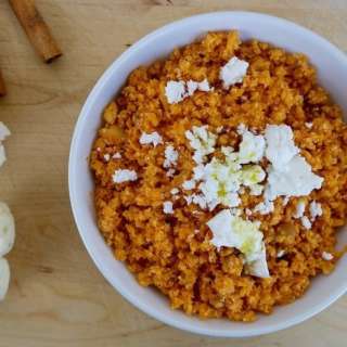 Mediterranean Cauliflower Rice with Feta