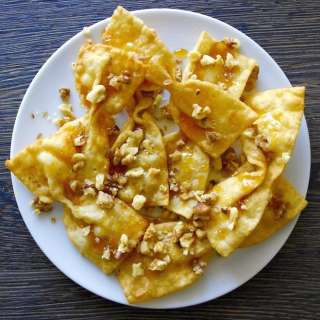 Greek Pastries with Honey and Walnuts – Diples
