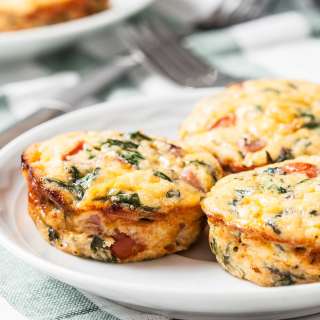 Mini Quiche, Crustless
