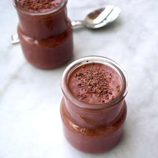 3 Ingredient Light Chocolate Mousse Made with Greek Yogurt