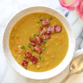 Instant Pot Split Pea Soup with Ham
