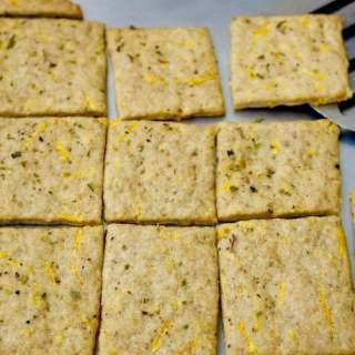 Greek Carrot Flavored Olive Oil Crackers