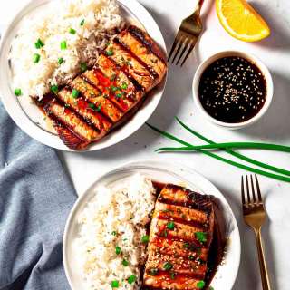 Teriyaki Salmon (with Best Sauce)