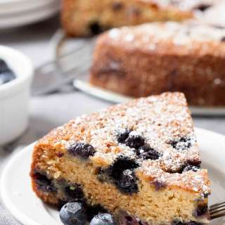 Blueberry Sour Cream Cake