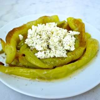 Mediterranean Hot Green Pepper Appetizer