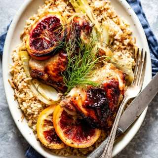 Roasted Orange Chicken with Fennel Recipe