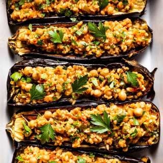 Vegetarian Stuffed Eggplant Recipe