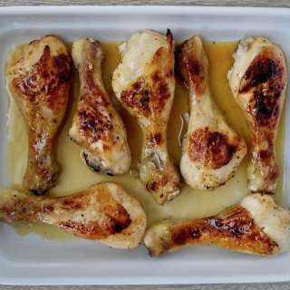 5 Ingredient Glazed Honey Lemon Chicken Legs