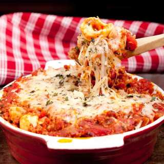 Cheesy Baked Tortellini