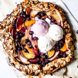 Peach Blueberry Galette Recipe