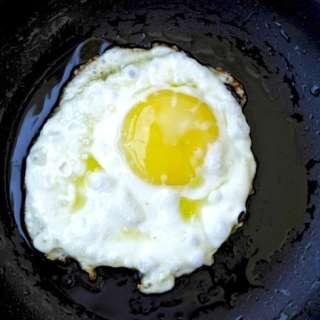 Olive Oil Fried Egg