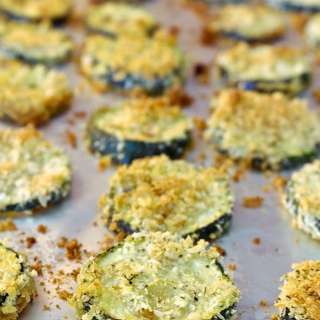 Greek Style Baked Zucchini Chips