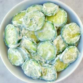 Cool Tzatziki Cucumber Salad