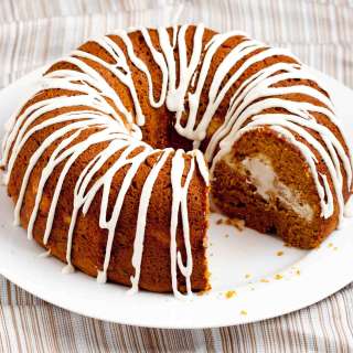 Pumpkin Bundt Cake with Cream Cheese Frosting