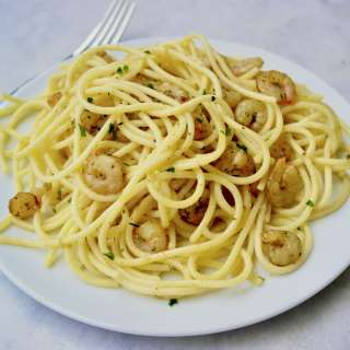 Lemon Garlic Shrimp with a Touch of Ouzo