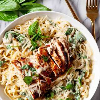 Healthy Chicken Alfredo