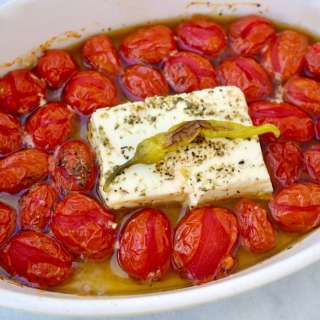 Authentic Baked Feta and Tomatoes