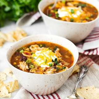 Crock Pot Chicken Enchilada Soup