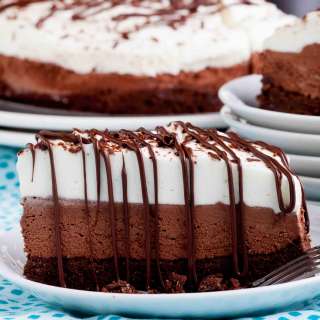Triple Chocolate Mousse Cake