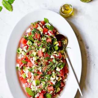Watermelon Avocado Salad Recipe