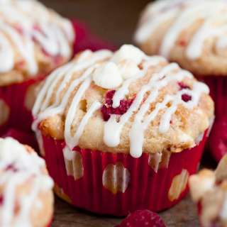 White Chocolate Raspberry Muffins