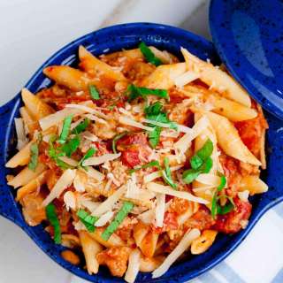 Penne with Vodka Sauce