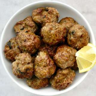 Juicy Roasted Greek Meatballs – Keftedakia