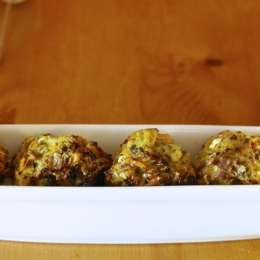 Greek Inspired Warm Bite-Size Carrot and Feta Cheese Appetizers