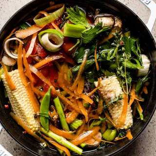 Vegetable Stock from Scraps Recipe