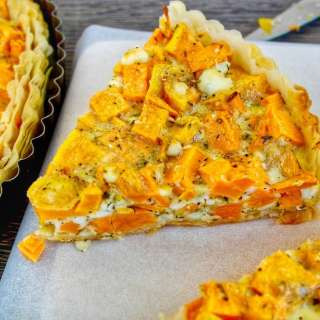 Greek Sweet Potato and Feta Tart