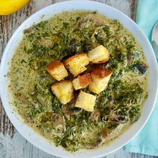 Hearty Greek Mushroom Soup