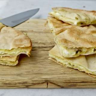 Easy Pita Bread Greek Cheese Pie- Tiropita