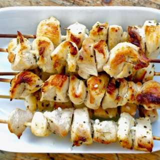 Quick and Easy Authentic Chicken Souvlaki in the Oven