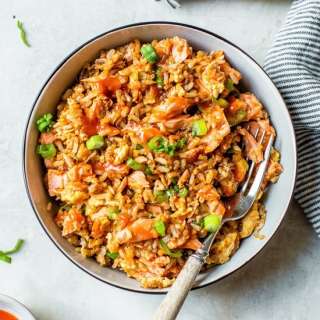 Salmon Fried Rice 