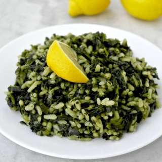 Greek Spinach and Rice – Spanakorizo