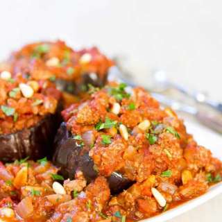Baked Eggplant with Meat Sauce