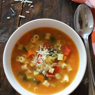 Slow Cooker Minestrone Soup Recipe
