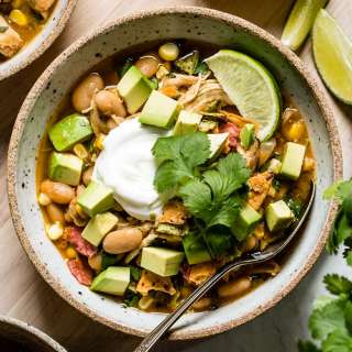 Instant Pot White Bean Chicken Chili Recipe