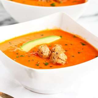 Golden Red & Orange Bell Pepper Soup Recipe