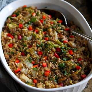 Teriyaki Turkey, Rice and Vegetable Casserole Recipe
