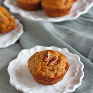 Whole Wheat Zucchini Carrot Muffins Recipe