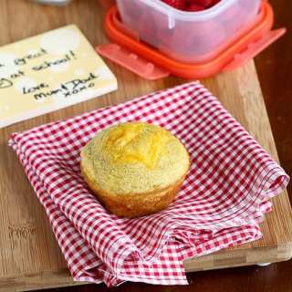 Healthy Cornmeal Avocado Muffin Recipe with Cheddar Cheese