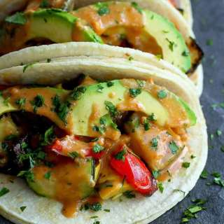Grilled Thai Vegetable Tacos Recipe