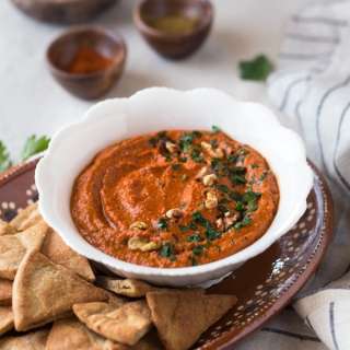Roasted Red Pepper and Walnut Dip