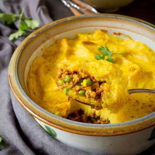 Indian-Inspired Ground Turkey Shepherd's Pie