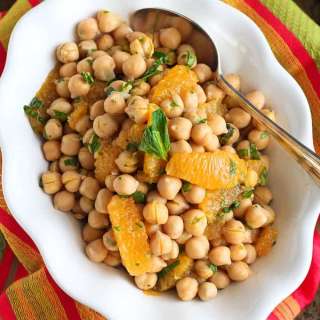 Citrus & Chickpea Salad Recipe with Lemon Herb Dressing