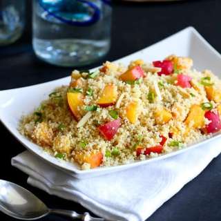 Couscous with Nectarines & Toasted Almonds Recipe