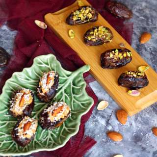 Stuffed Dates - 2 Ways