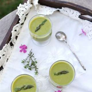 Creamy Asparagus, Lemon & Coconut Milk Soup Recipe (Dairy-Free)